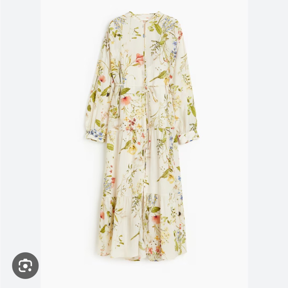 H&M oversize crinkle dress